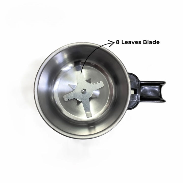 RAF Stainless Steel Electric Coffee Grinder, High-Power Bean & Spice Blender for Home Use