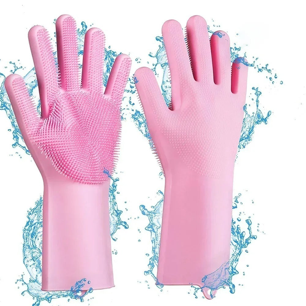 Magic Silicone Dish Washing Gloves