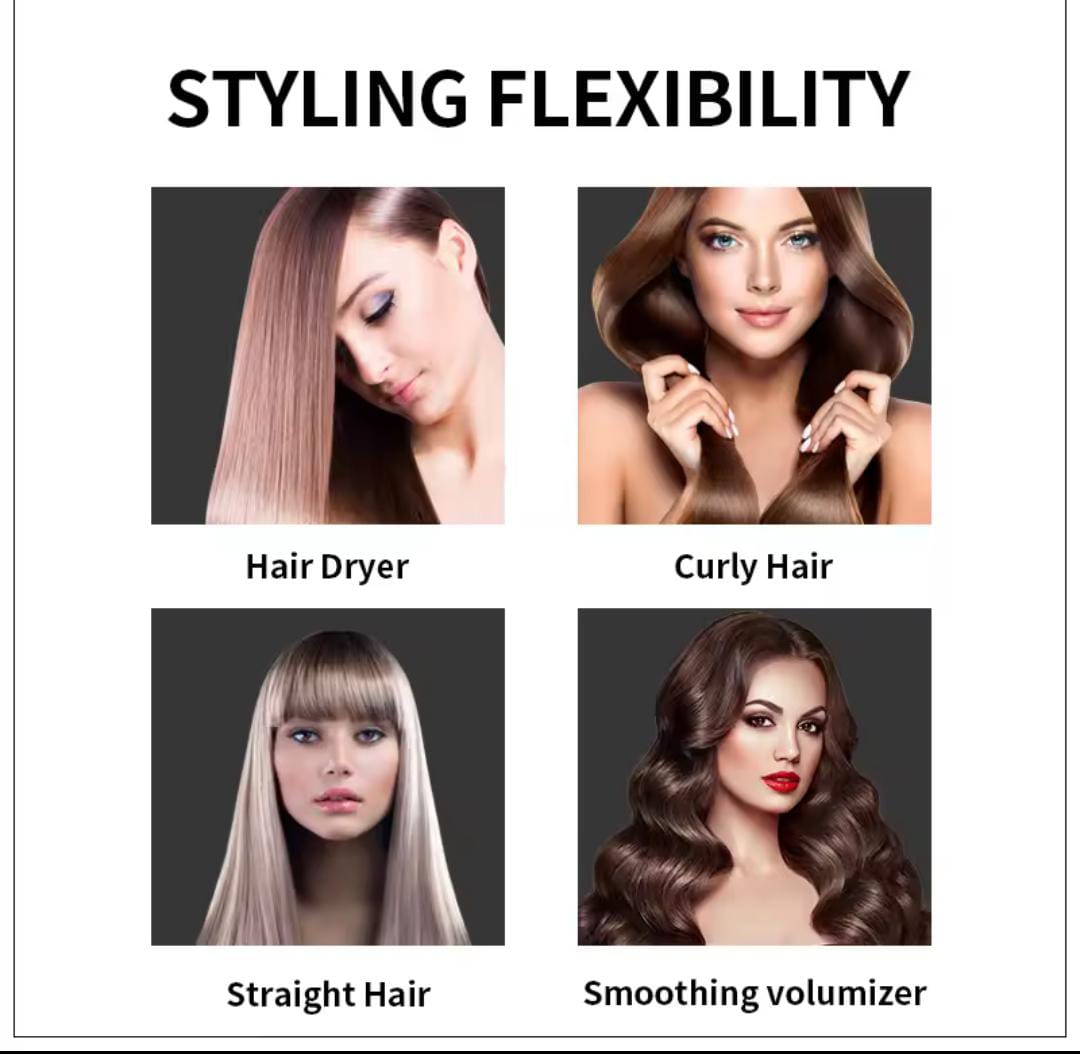 One Step 2 in 1 Hair Dryer & Brush (Dryer + Styler) Brush for Fast Drying, Straightening, Curling