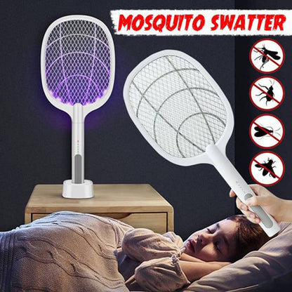 Rechargeable Mosquito Racket With Stand Electric Insect Killer