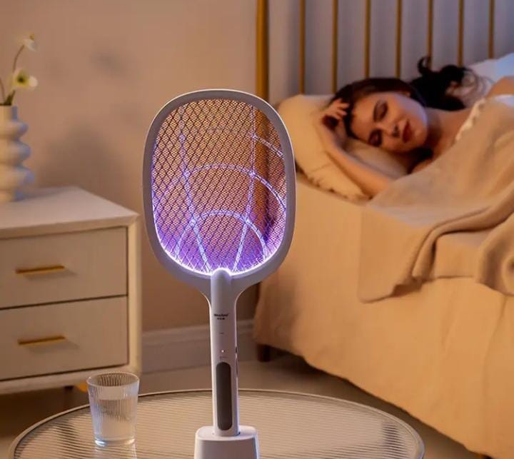 Rechargeable Mosquito Racket With Stand Electric Insect Killer