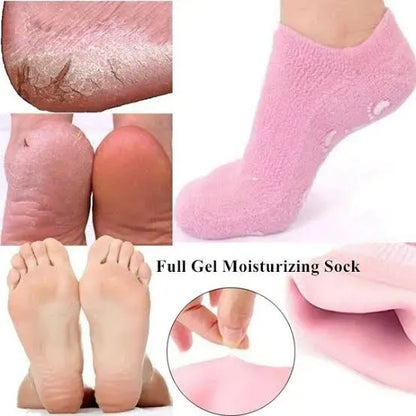 Silicone Spa Gel Socks For Dry Feet And Cracked Heel