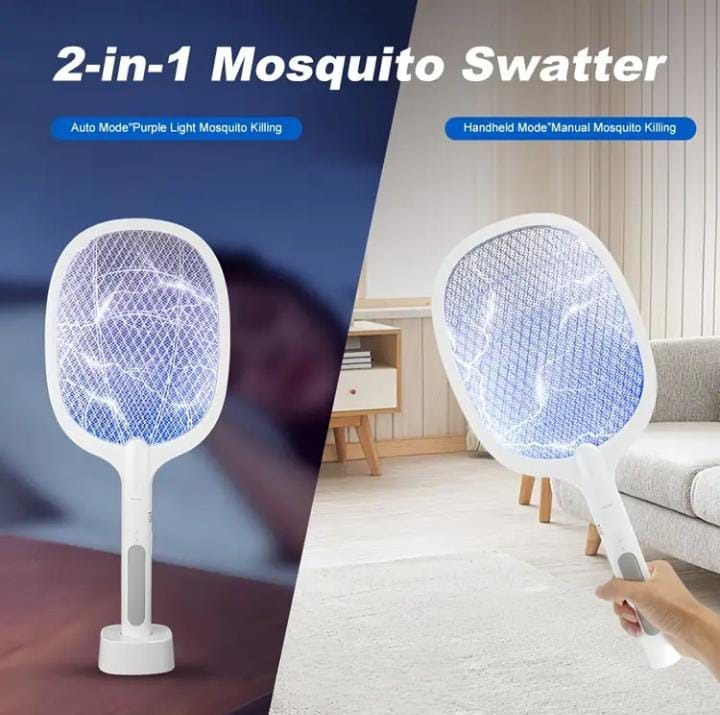 Rechargeable Mosquito Racket With Stand Electric Insect Killer